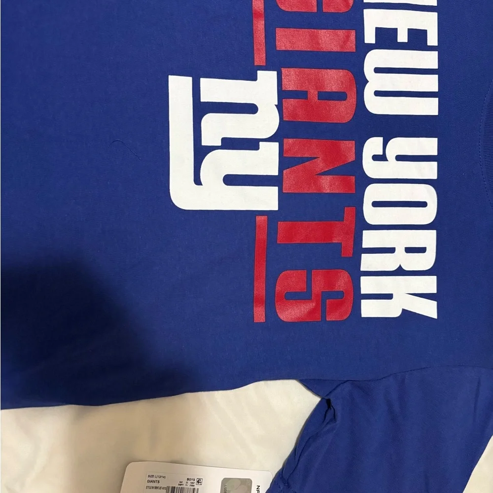 New York Giants Boys' Royal Blue Graphic Tee - Picture 2 of 3